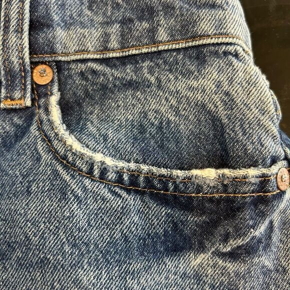 Marine Layer‎ Sasha Denim cutoff Jean Short women’s size 26 - Picture 3 of 11